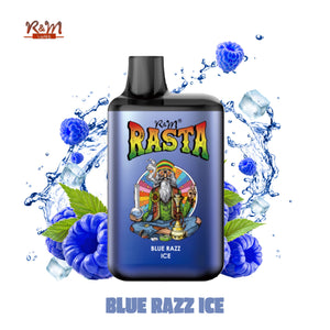R&M Rasta 5500 Puffs Blue Razz Ice Disposable Vape Pen Online