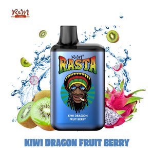 R&M Rasta 5500 Puffs Kiwi Dragon Fruit Berry Vape Pen Online
