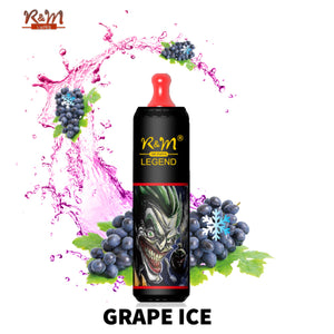 R&M Legend 10000 Puffs Grape Ice Disposable Vape Pen Online
