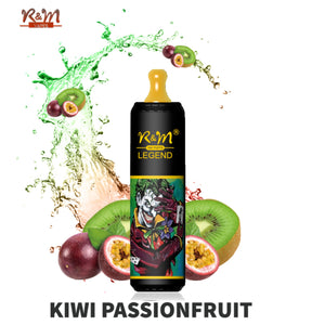 R&M Legend 10000 Puffs Kiwi Passionfruit Disposable Vape Pen