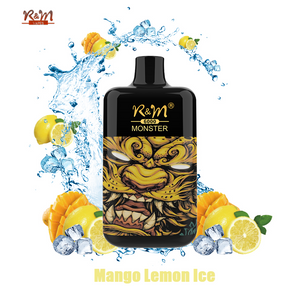 R&M Monster 6000 Puffs 5% Mango Lemon Ice Disposable Vape