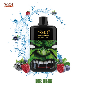 R&M Monster 6000 Puffs 5% Mr Blue Disposable Vape Pen Online
