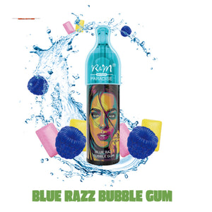 R&M Paradise 10000 Puffs 2% Blue Raz Bubble Gum Disposable Vape