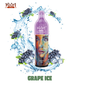 R&M Paradise 10000 Puffs 2% Grape Ice Disposable Vape Pen