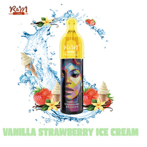 R&M Paradise 10000 Puffs 2% Vanilla Strawberry Ice Cream Vape