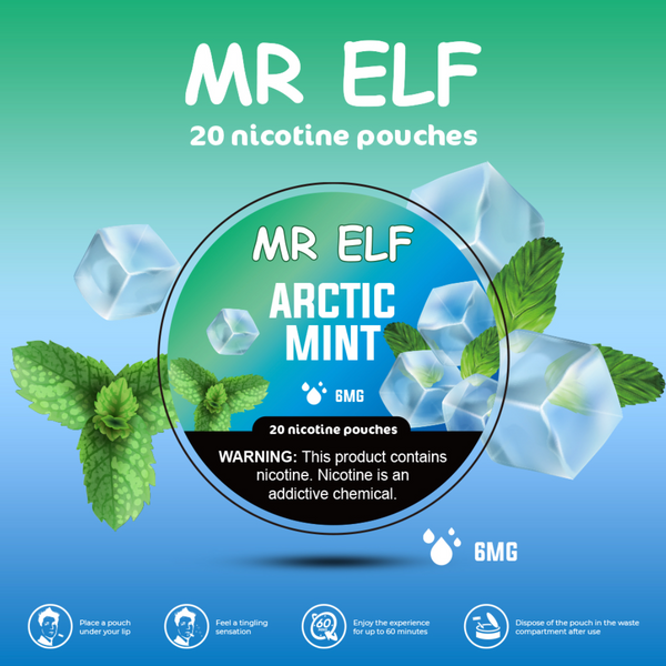 MR ELF Nicotine Pouches - Artic Mint