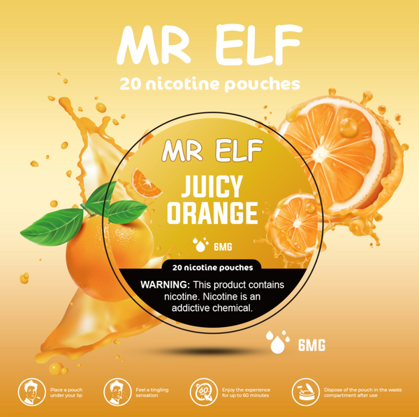 MR ELF Nicotine Pouches - Juice Orange