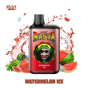 R&M Rasta 5500 Puffs Watermelon Ice Disposable Vape pen