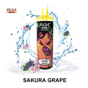 R&M Magic 6000 Puffs Sakura Grape Disposable Vape Pen Online