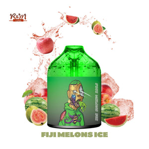 R&M Bar 9000 Puffs 5% Fiji Melons Ice Disposable Vape Pen