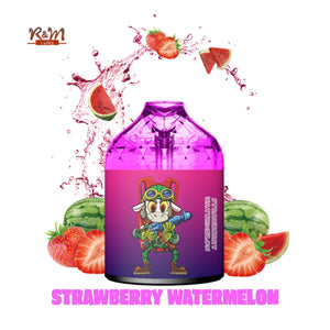 R&M Bar 9000 Puffs 5% Strawberry Watermelon Disposable Vape