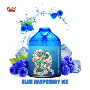 R&M Bar 9000 Puffs 5% Blue Raspberry Ice Disposable Vape Pen