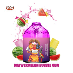 R&M Bar 9000 Puffs 5% Watermelon Bubble Gum Disposable Vape